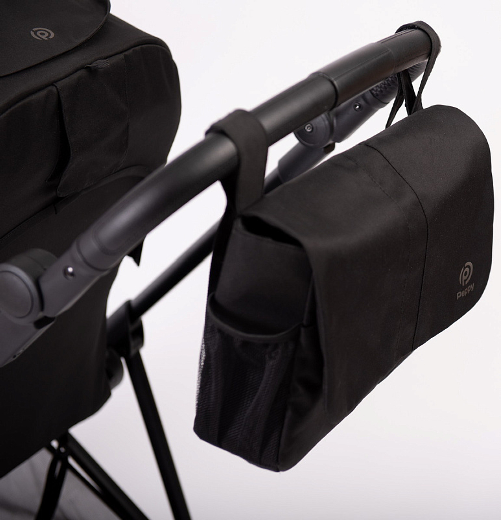 Прогулочная коляска Peppy Amici Black рама Black
