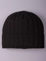 Шапка бини зимняя вязаная
