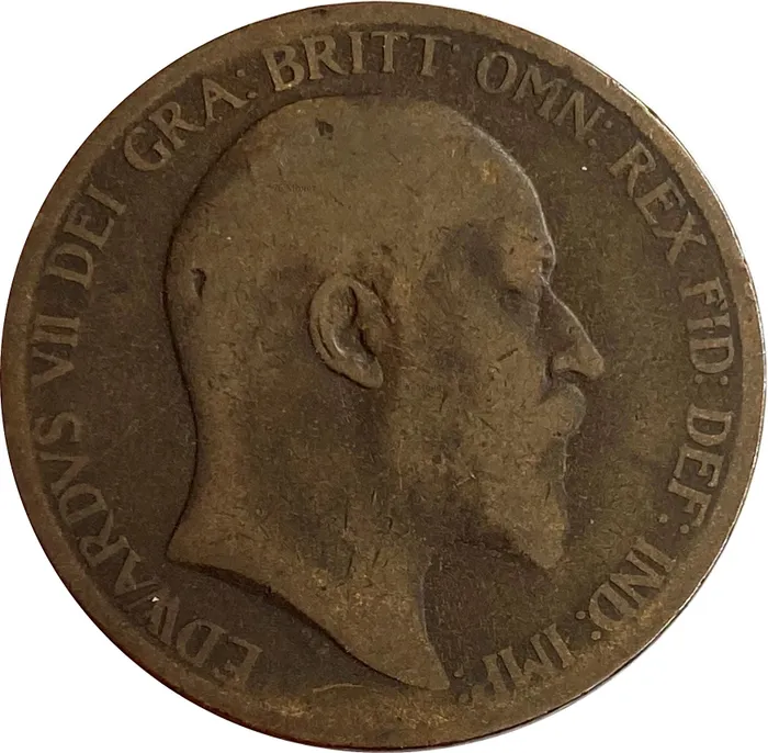1 пенни 1902-1910 Великобритания VF