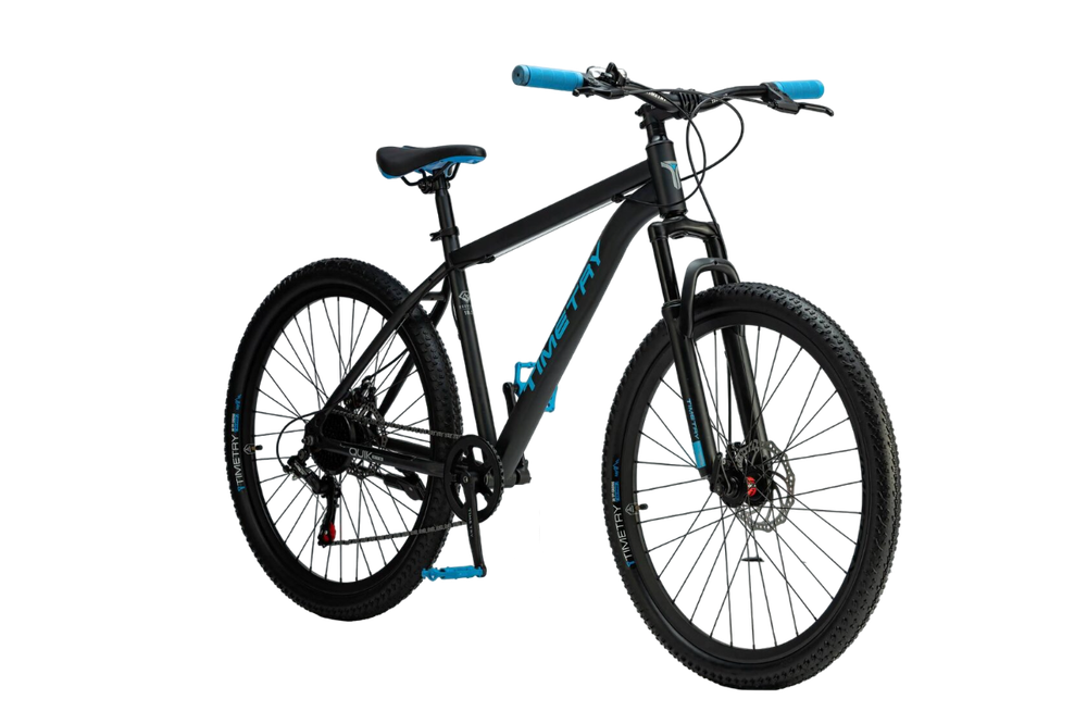 Велосипед 27,5" TIMETRY TT322  7 ск. черный синий