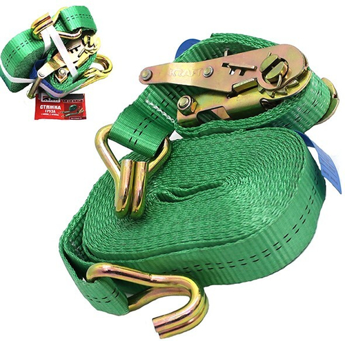 Стяжка груза (8м) 3 т. с замком 2 крючка (RedMark)