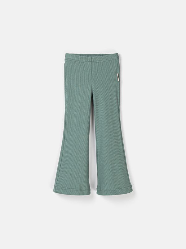 Костюм футболка оверсайз и брюки клеш 