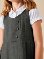 Сарафан школьный для девочки Next T40-836, Серый