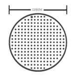 Верхний душ ESKO, D220мм, хром, арт.TS1300