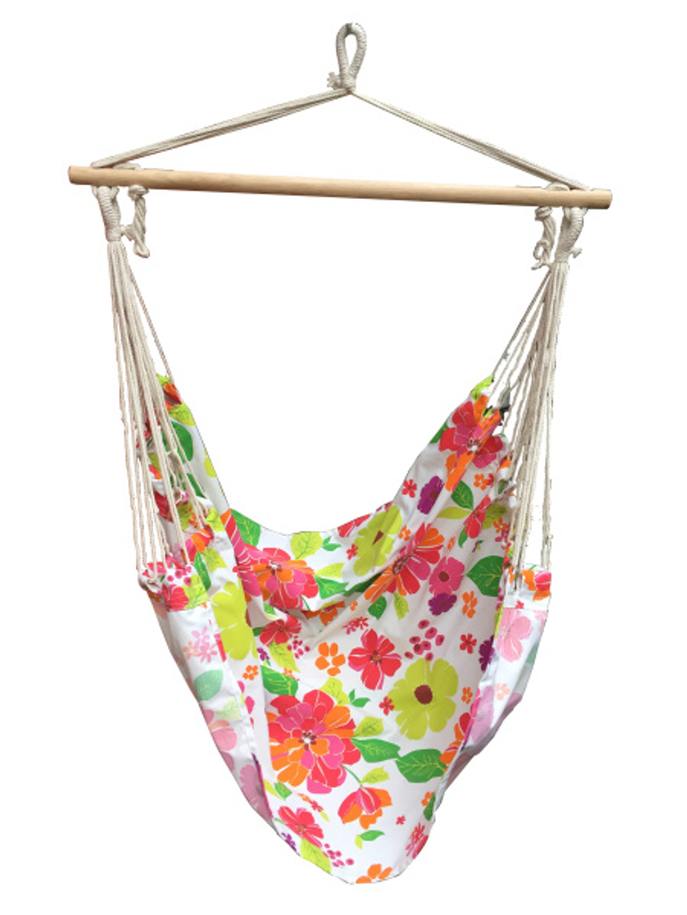 Гамак-кресло Эмма (разноцветные цветы) арт.HM-008-МТ001 "Garden story"