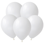 Воздушный шар с гелием, 1шт., М12/30см, DECOBAL, белый