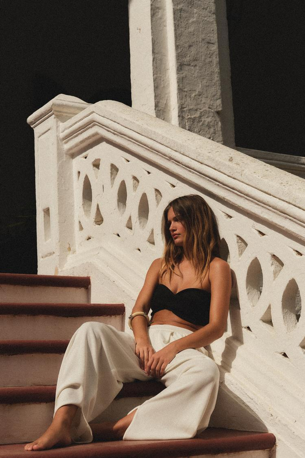 ZARA ТОП БАНДО ИЗ ИНТЕРЛОКА, ЧЕРНЫЙ