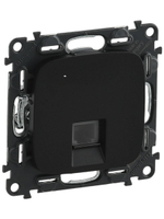 Розетка телефонная Legrand Allure RJ11 Антрацит