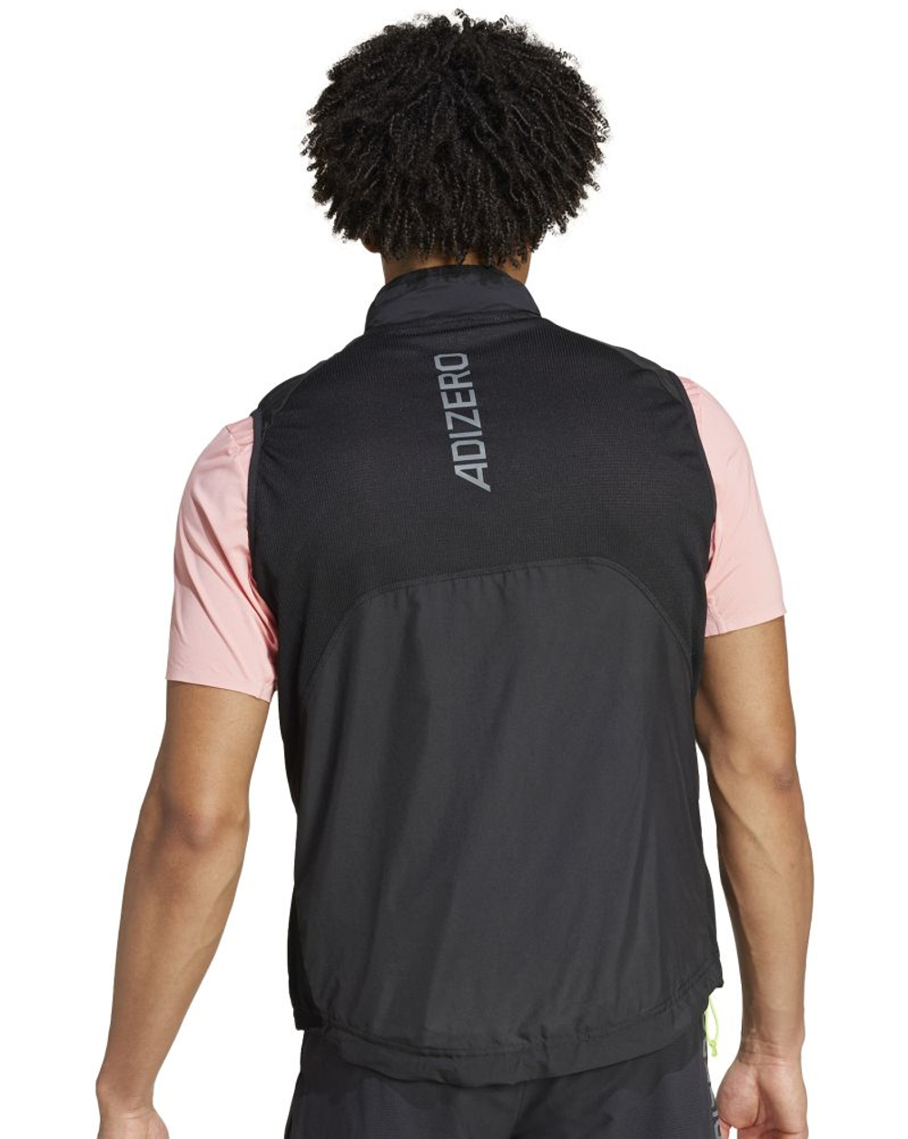 Мужская теннисная жилетка Adidas Adizero Running Padded - black