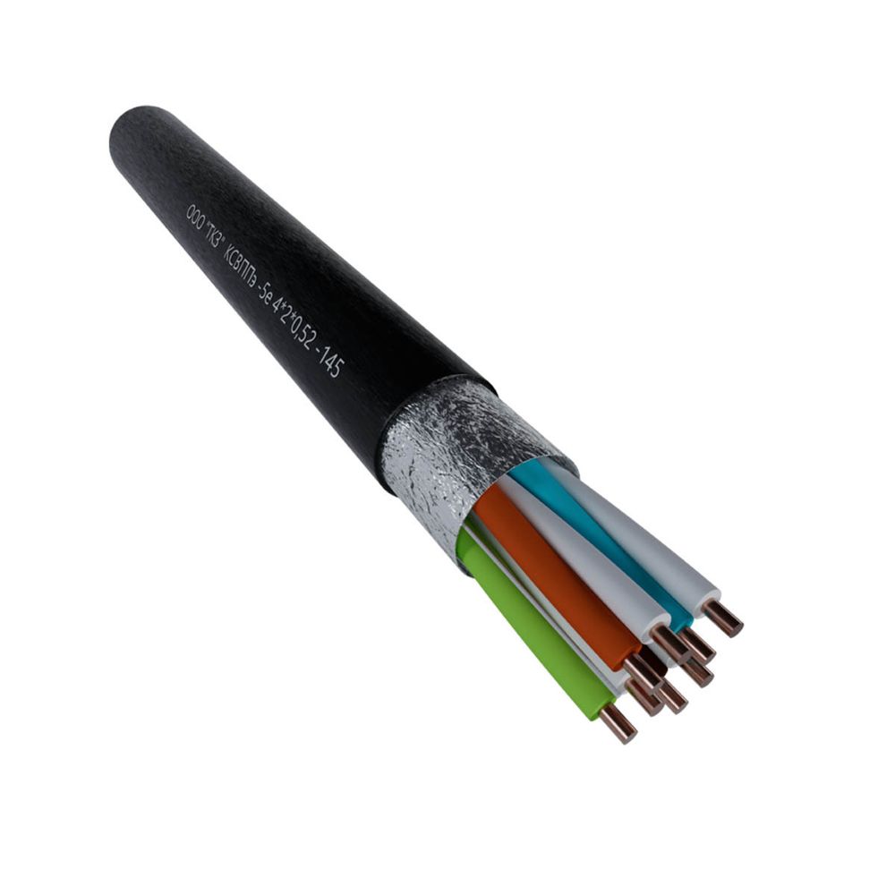 КСВППэ F/UTP кат.5e, 2 пары, 0,52 PE кабель витая пара Фариаль