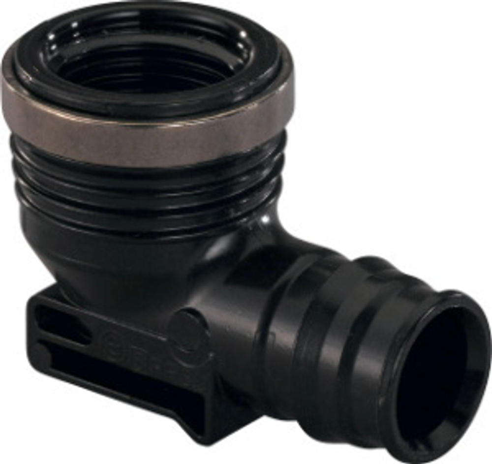 Q&E УГОЛЬНИК С ВНУТРЕННЕЙ РЕЗЬБОЙ PPSU 20-RP3/4"ВР '40Щ (Замена на  1023025)
