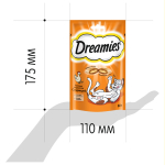 Лакомство Курица для кошек Dreamies, 60г