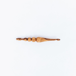 Деревянный крючок для вязания из древесины сливы 7 мм. K194