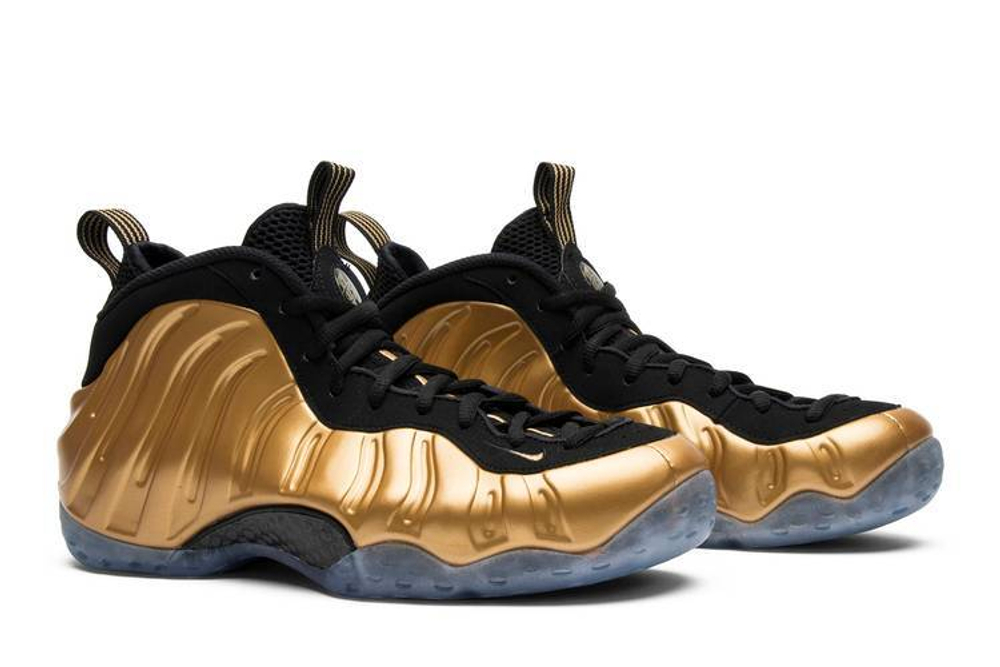 Кроссовки Nike Foamposite One Metallic Gold