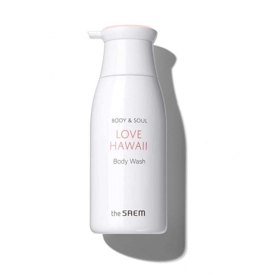 Гель для душа с экстрактом цветов гибискуса THE SAEM Body & Soul Love Hawaii Body Wash 300 мл