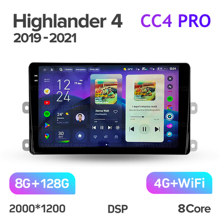 Teyes CC4 Pro 9" для Toyota Highlander 2019-2021