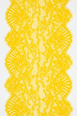 Кружево шантильи манго эластичное ширина 23 см