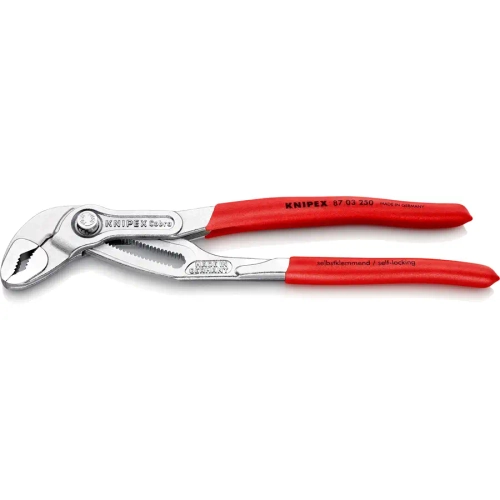 Клещи трубные Cobra® хромированные 250 мм Knipex 87 03 250