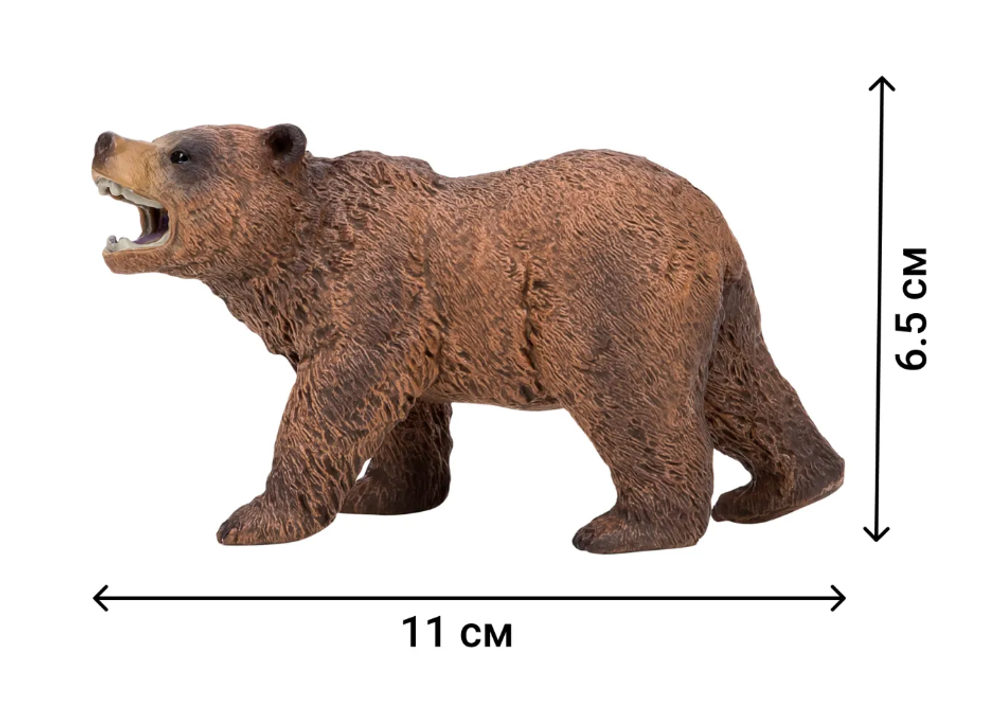 Игровой набор Masai Mara семья медведей, серия Мир диких животных