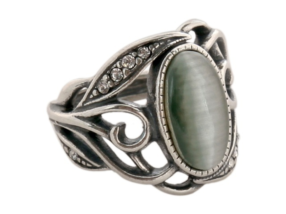 "Эльбрус" кольцо в серебряном покрытии из коллекции "Самоцветы" от Jenavi