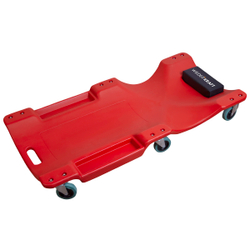 WDK-84068R Лежак ремонтный подкатной, пластиковый, красный