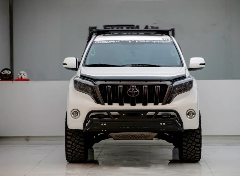Силовой передний и задний бампер для Toyota Land Cruiser Prado 150 LC150 Тойота Прадо Крузак защитный обвес