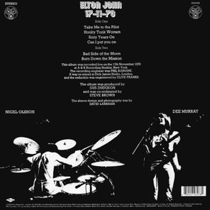 Elton John / 17-11-70 (LP)