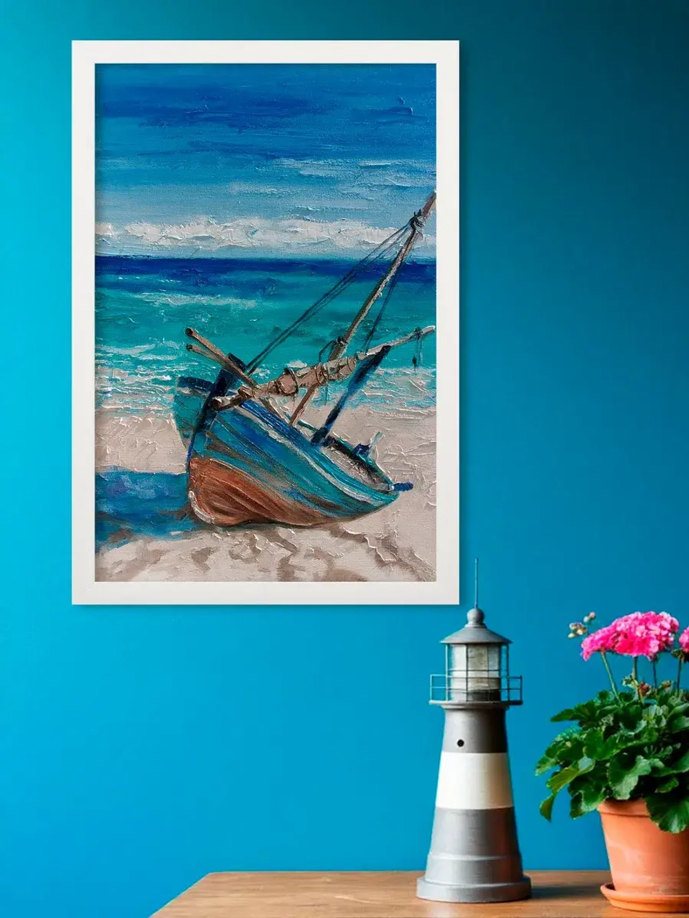 Картина на стену для интерьера на холсте 33*48 см