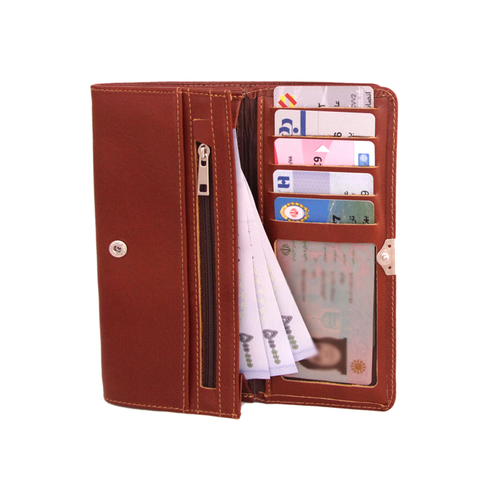 Женский подарочный набор клатч и кошелек Barez Leather натуральная кожа Иран DS68 569