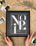 Фотоальбом на 50 магнитных листов 23х28 см, кольца portfolio черный