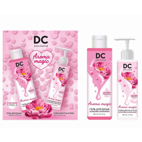 Подарочный набор женский DC Aroma magic:Гель для душа 200мл+крем для рук и тела 100мл