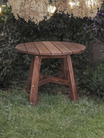 Стол круглый деревянный садовый Ойвинд, венге