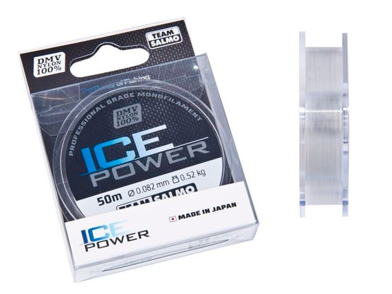 Леска монофильная Team Salmo ICE POWER 50 м, 0,08 мм