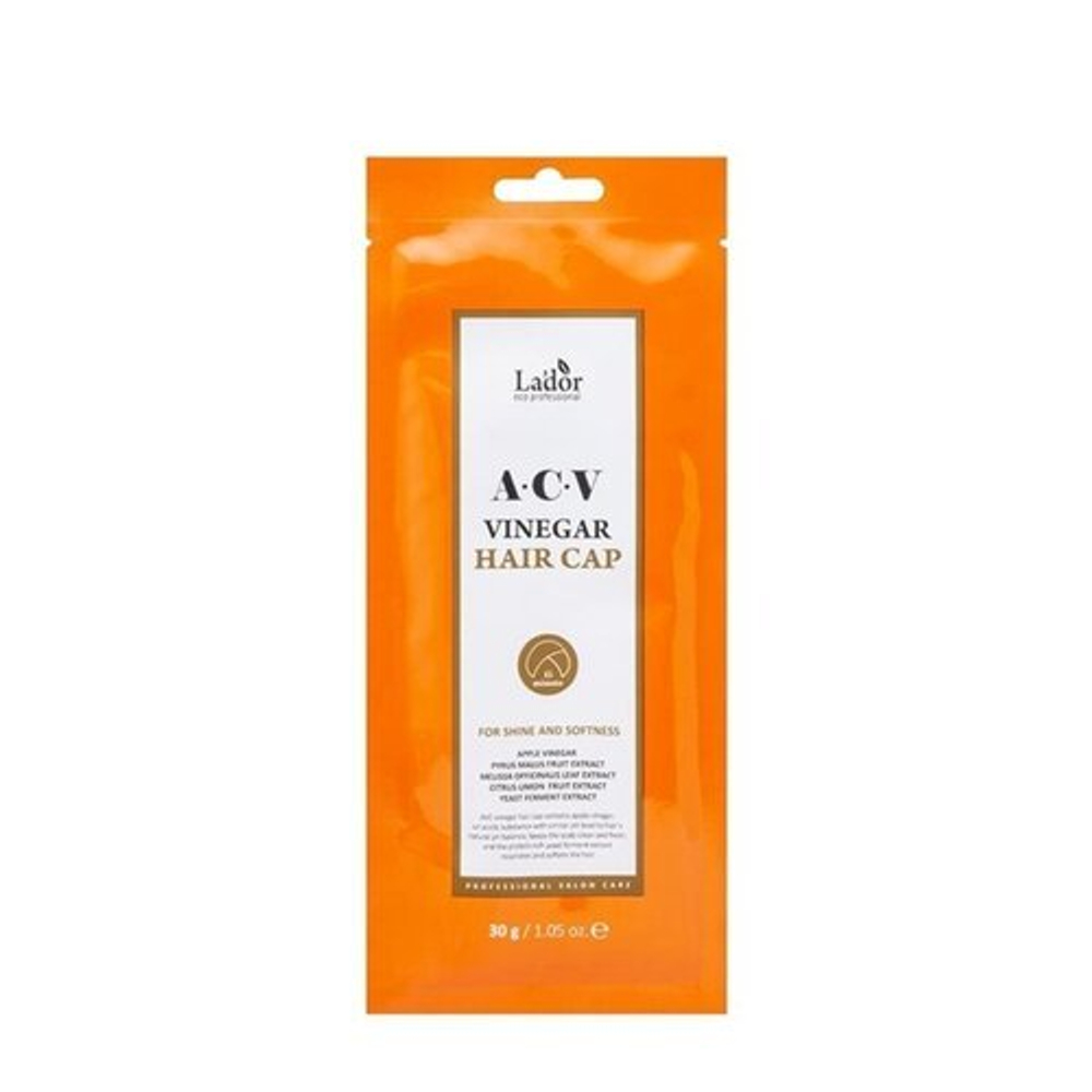 Lador Маска-шапочка для волос с яблочным уксусом, 30 гр