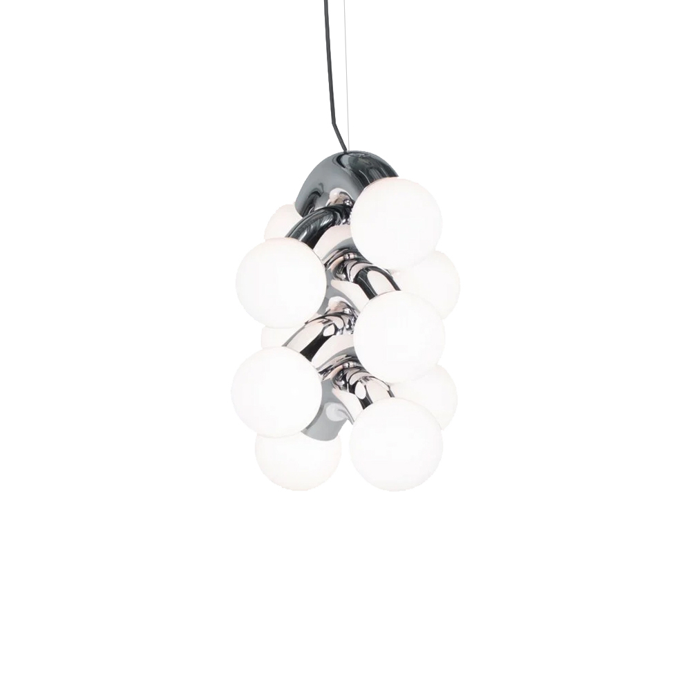 Pendant design lamp  VINE 7 by ANDlight (Silver)