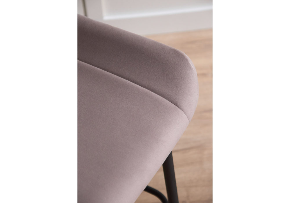 Барный стул Woodville Седа 360 латте (zd 290), черный np, ножки черные