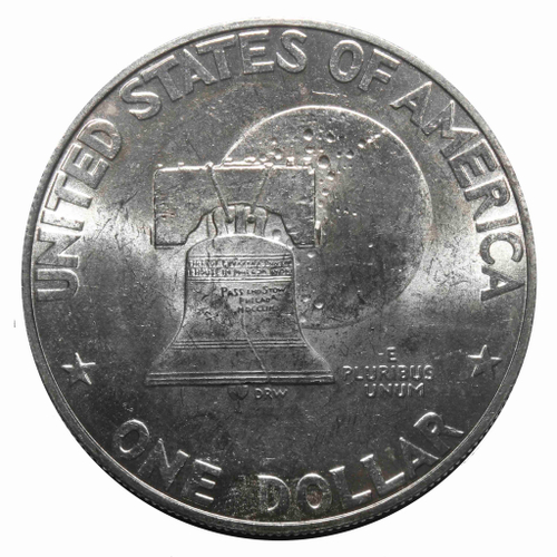 1 доллар 1976 год, США, Эйзенхауэр, Колокол Свободы (S). AU