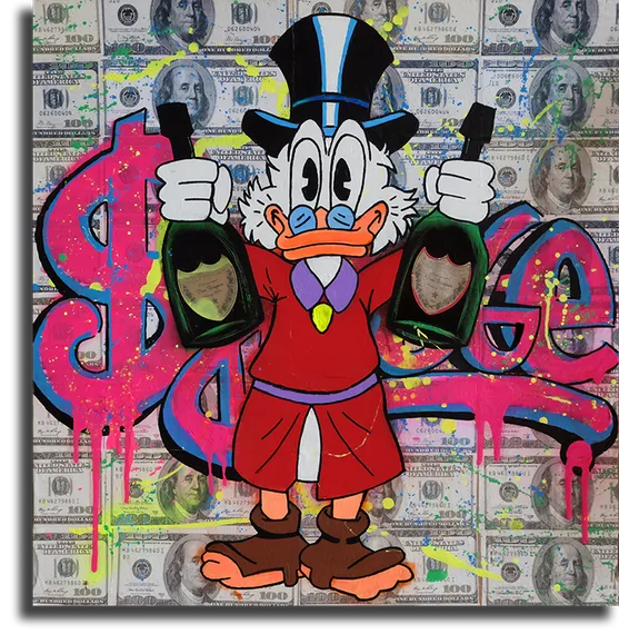 Постер "Скрудж с игристым"