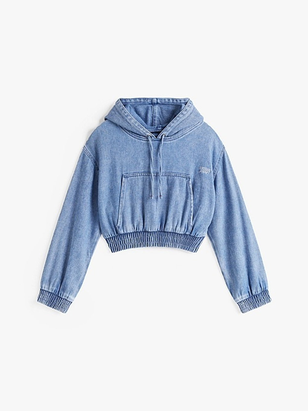 Толстовка женская TOMMY JEANS TJW DENIM CROPPED HO