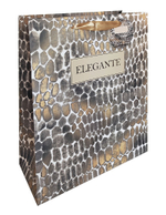 Пакет подарочный бумажный Animal print, мат. ламин., тиснение фольгой, 26x32x12см