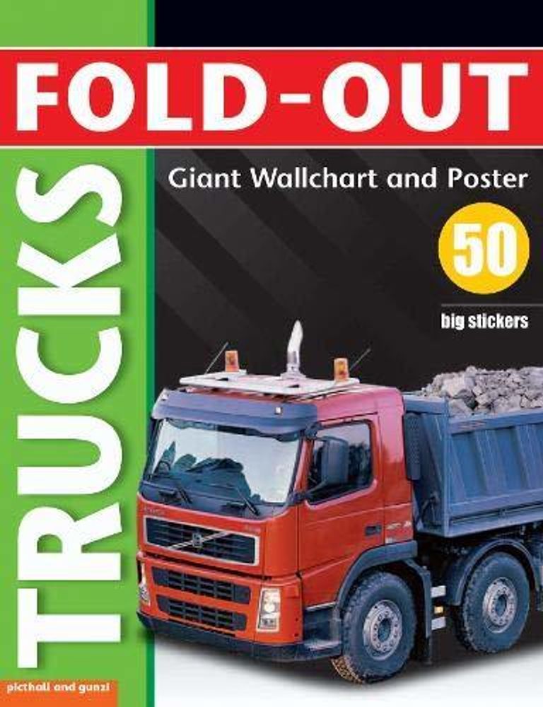 Trucks: fold-out Poster Sticker Book