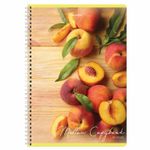 Тетрадь А4, 80 л., BRAUBERG, гребень, клетка, обложка картон, "Фрукты", 404051, 4шт