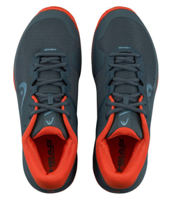 Мужские кроссовки теннисные Head Revolt Evo 2.0 Clay - dark grey/orange