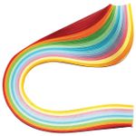 Бумага для квиллинга 10цв, 200полос. 3мм*300мм, Остров Сокровищ Радуга