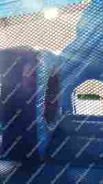 Детский надувной батут "Границы радости", синий, 3,5*3*3 м