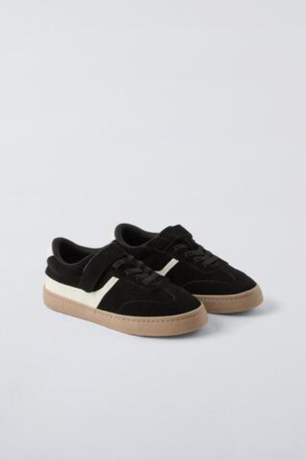 ZARA КРОССОВКИ SKATE, ЧЕРНЫЙ