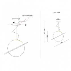 Подвесной светильник Imperiumloft PARMA parma01