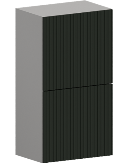 Кухня Модуль ШВГ 502Г Белый / Насыщенно-зеленый