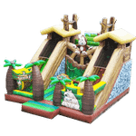 Надувной батут "Лесной мостик"