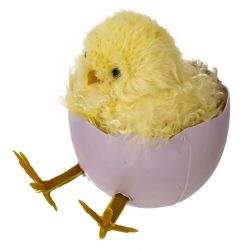 GAEM Изделие декоративное подвесное "Цыпленок" (блок 6шт), L7 W5 H7 см, 3в.